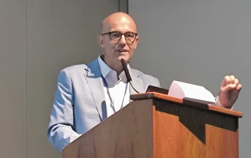 Gianluca Cicala durante il suo intervento 